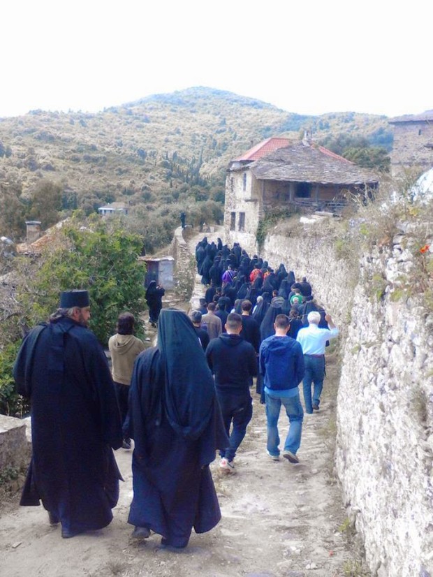 Προς το κοιμητήριο της Ι.Μ.Παντοκράτορος.Σήμερα.